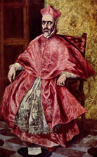 El Greco Portrat des Kardinalinquisitors Don Fernando Nino de Guevara China oil painting art